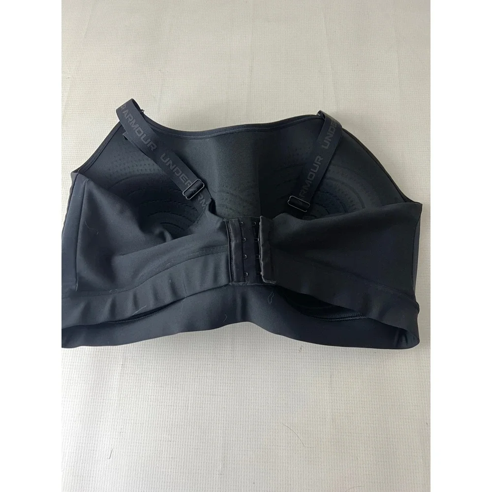 Under Armour Sports Bra Womens‎ 3X(DDD) Black Adjustable Straps
